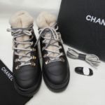 Фото зимних ботинок Шанель V1335