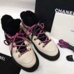 Фото зимних ботинок Шанель V1336